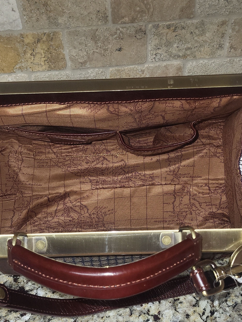 Patricia Nash Tapestry Frame Satchel - Picture 12 of 15